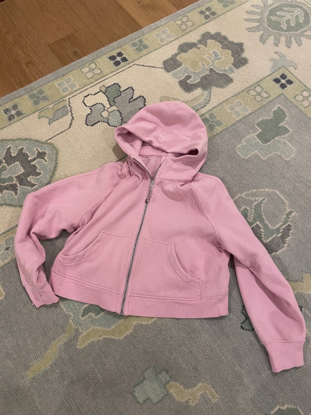 Lululemon Scuba Oversized Pink Full-Zip Hoodie